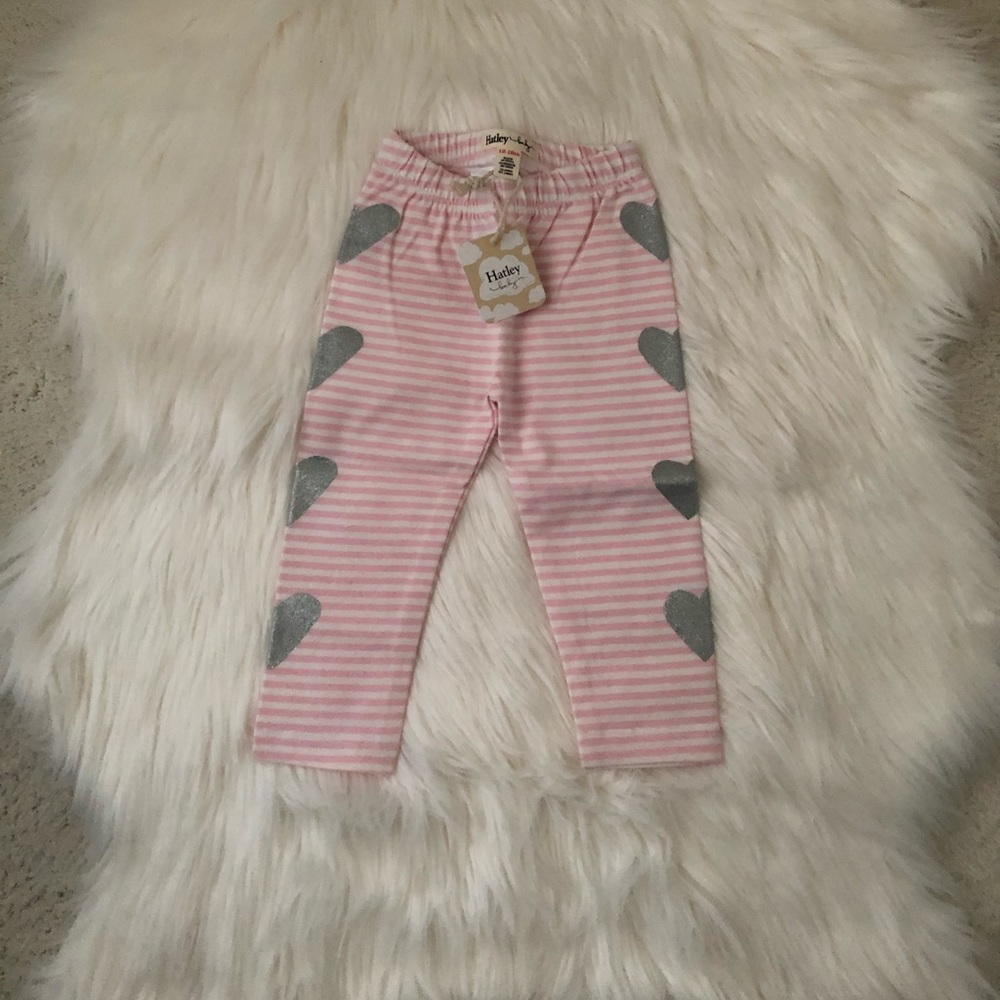 Harley Shimmer Hearts Baby Leggings